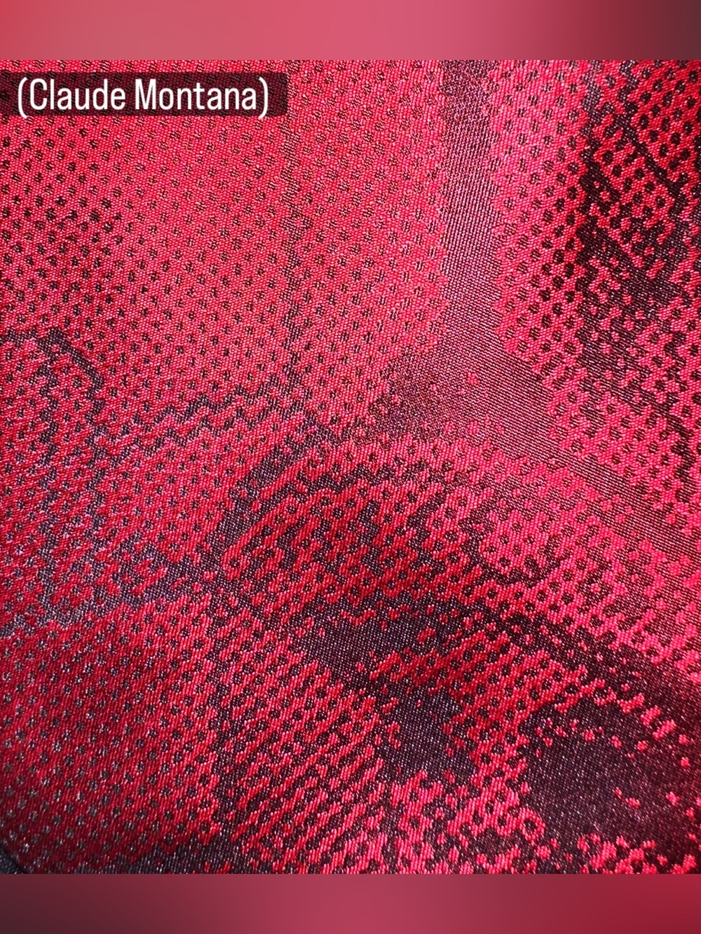Claude Montana tie like new vintage